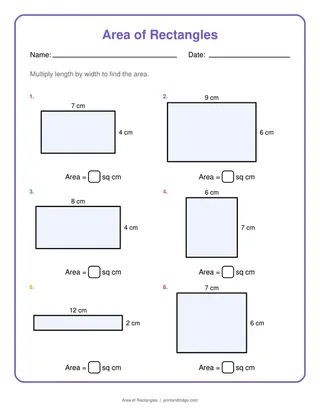 Area of Rectangles