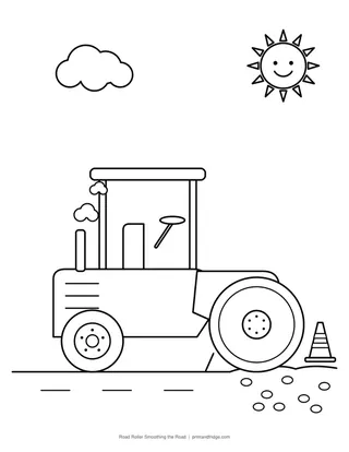 Road Roller Smoothing the Road