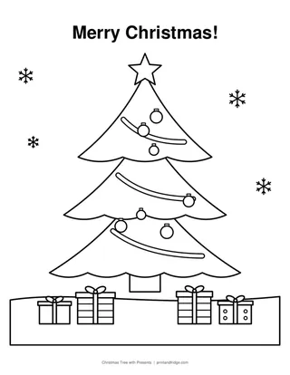 Christmas Tree with Presents
