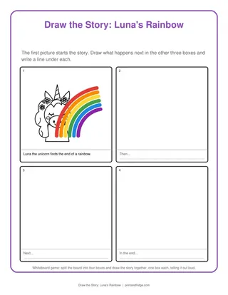Draw the Story: Luna's Rainbow
