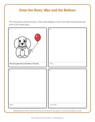 Draw the Story: Max and the Balloon