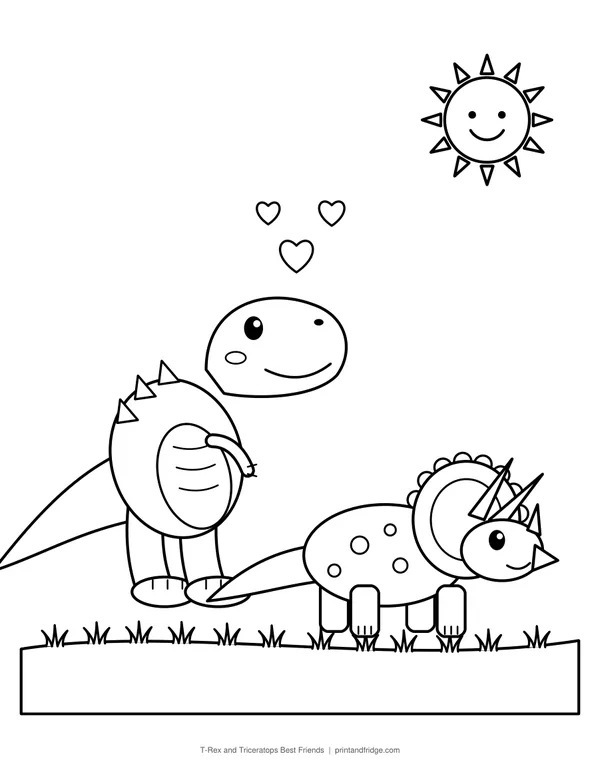 Dinosaur Coloring Pages