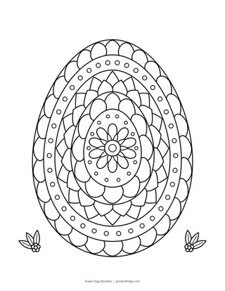Easter Egg Mandala