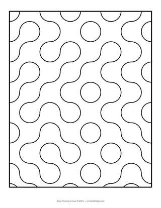 Easy Flowing Curves Pattern
