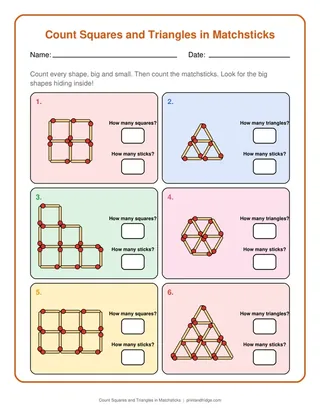 Count Squares and Triangles in Matchsticks