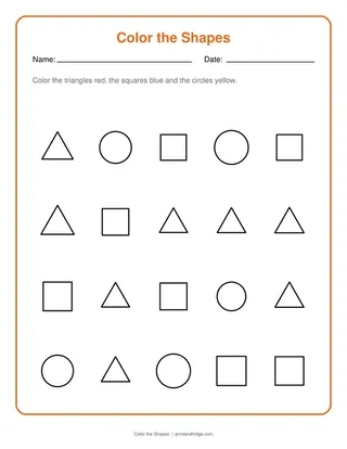 Color the Shapes