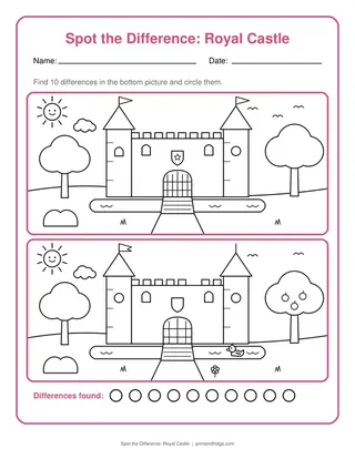 Spot the Difference: Royal Castle
