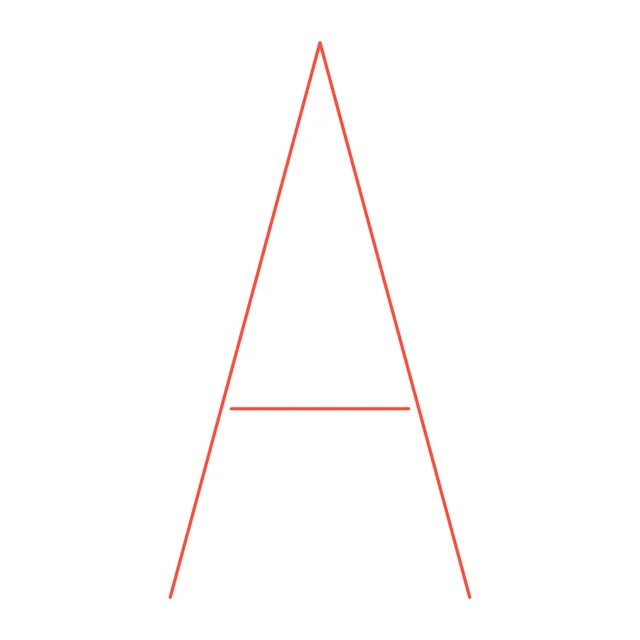 bubble letters, step 1