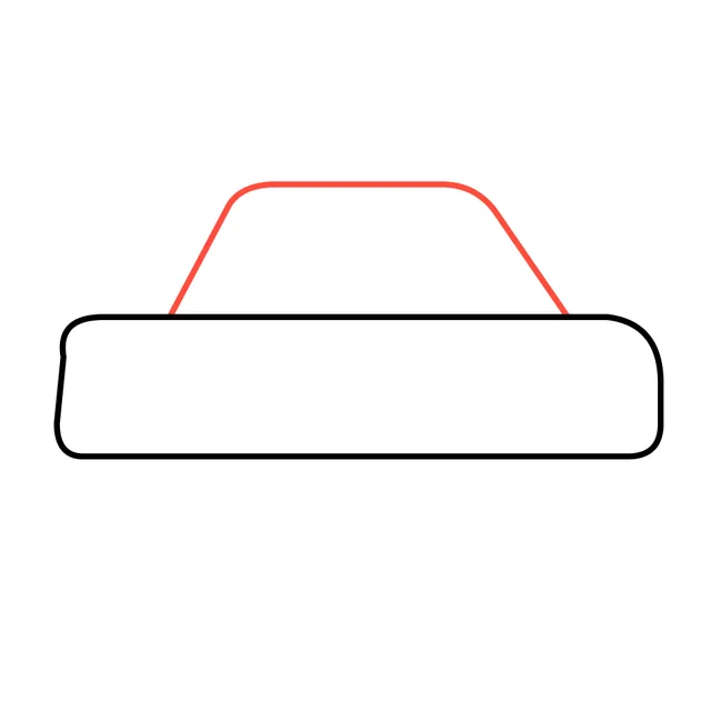 car drawing, step 2