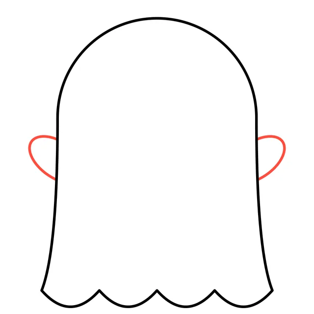 ghost drawing, step 3