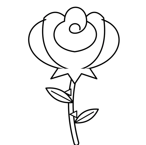 rose drawing