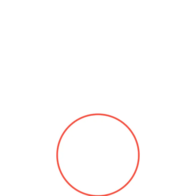 snowman drawing, step 1
